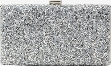 faina Clutch in Silver: front