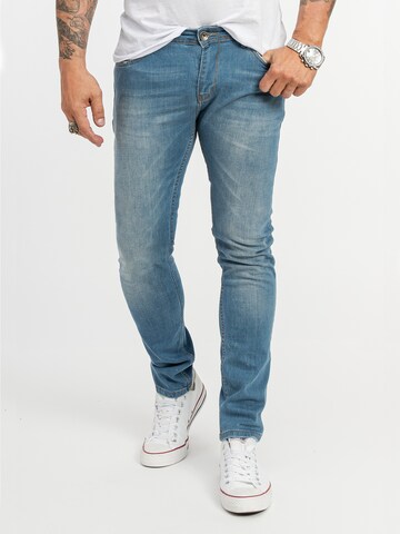 Rock Creek Slimfit Jeans in Blau: Vorderseite