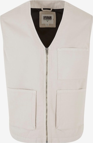 Gilet di Urban Classics in grigio: frontale