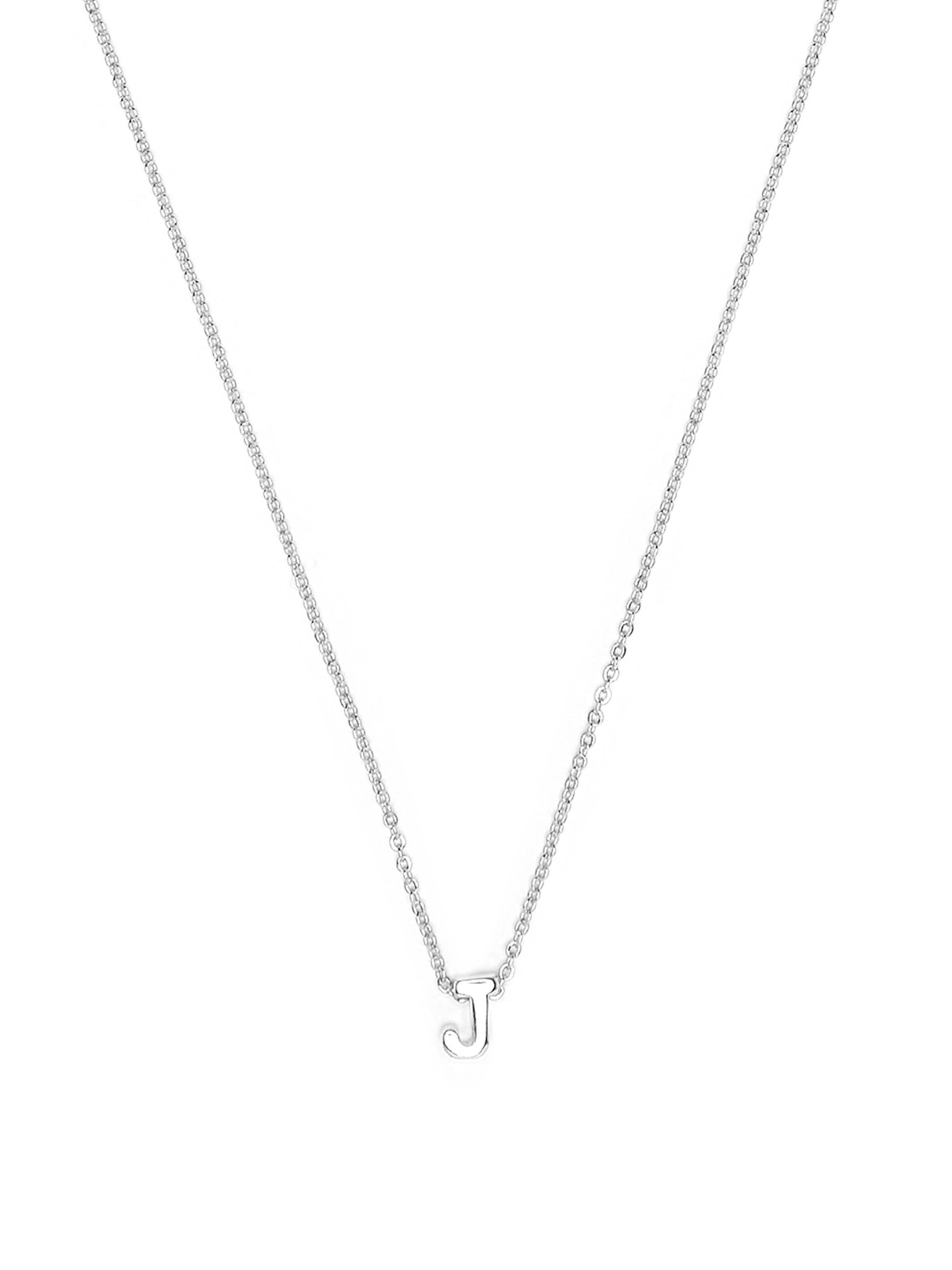 Luxenter Necklace 'J' in Silver