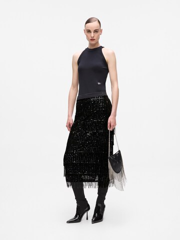 Karl Lagerfeld - Saia em preto