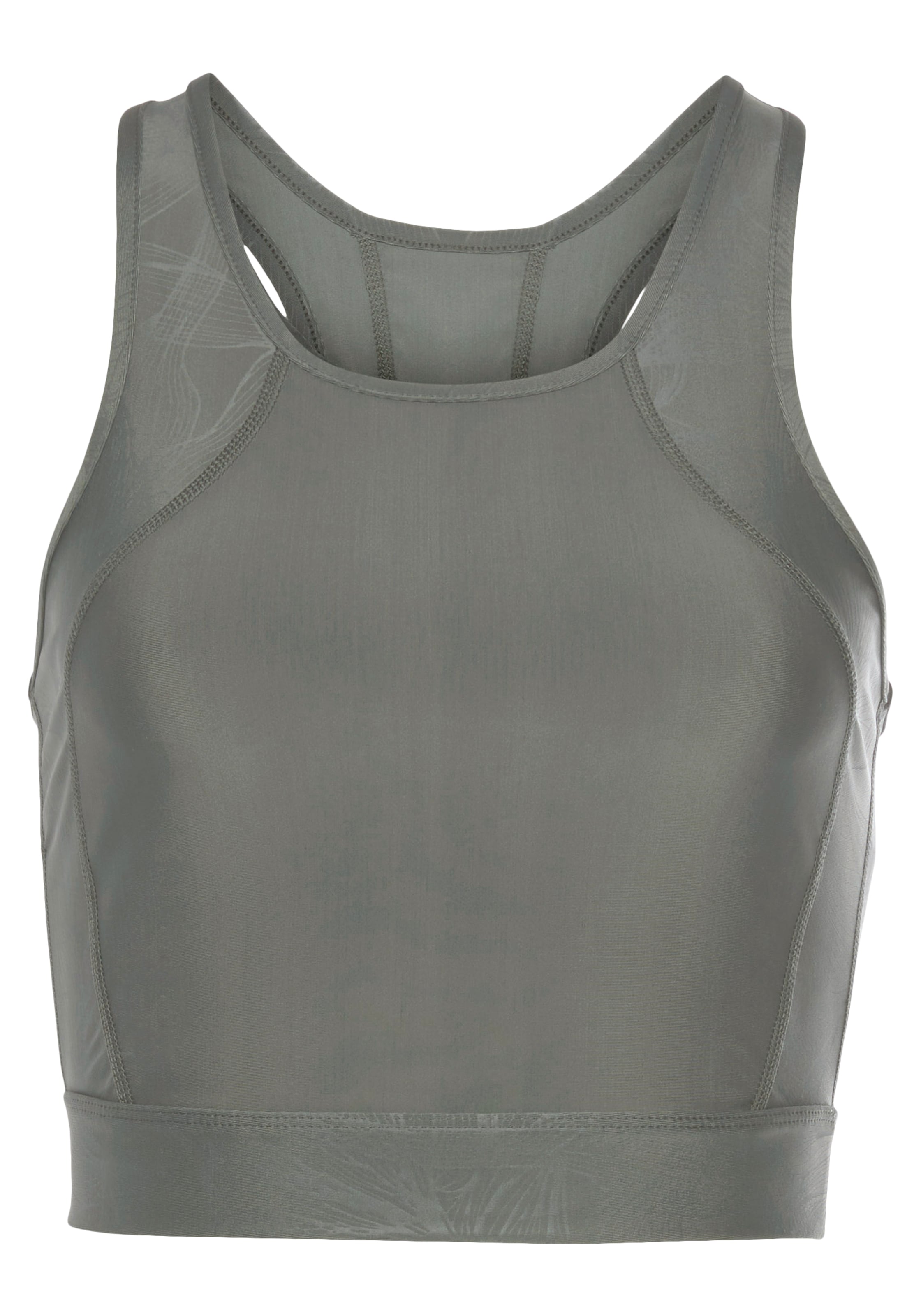 LASCANA ACTIVE Sportovní top – šedá: přední strana