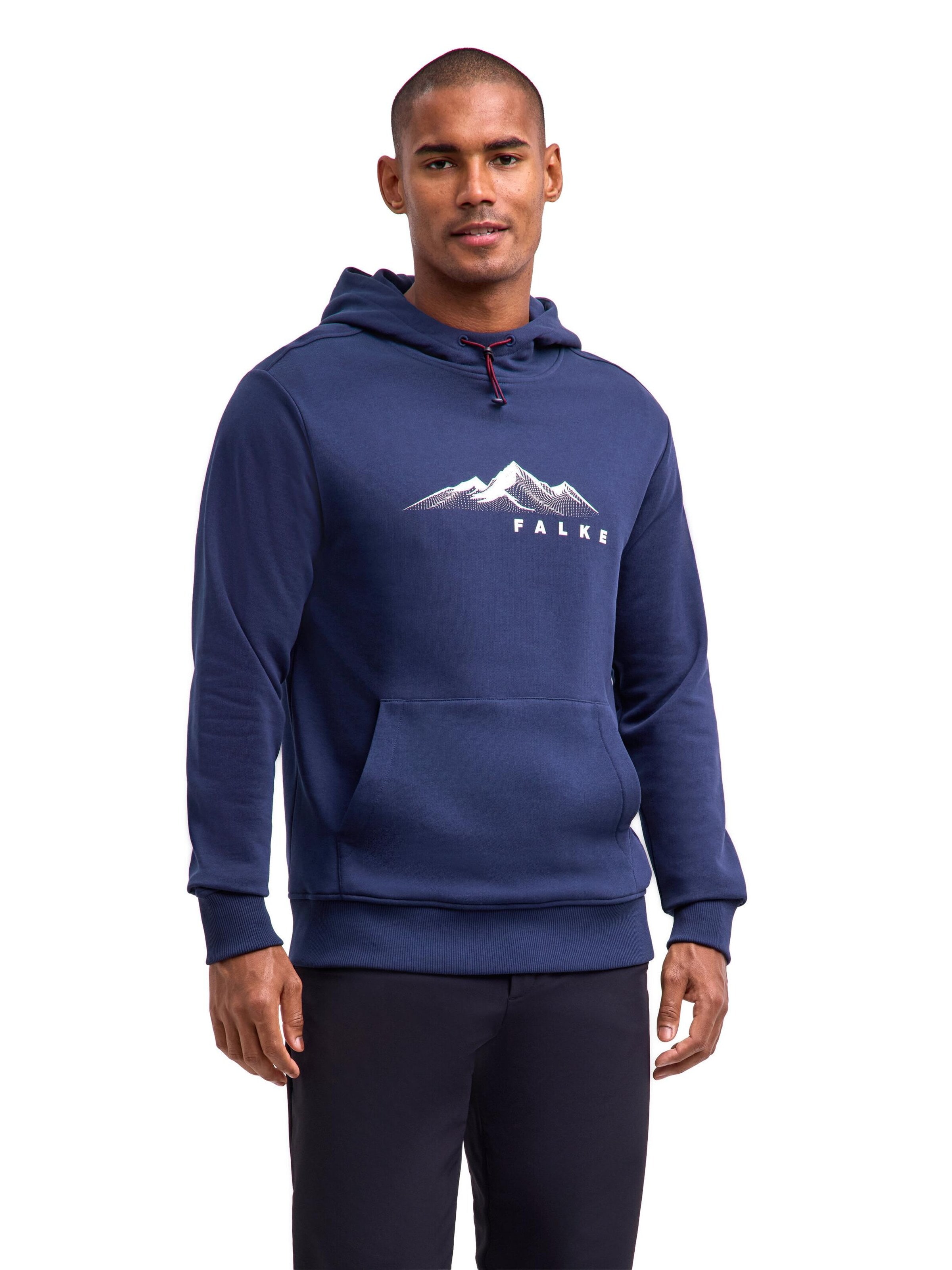 FALKE Athletic Sweater in Blue: front