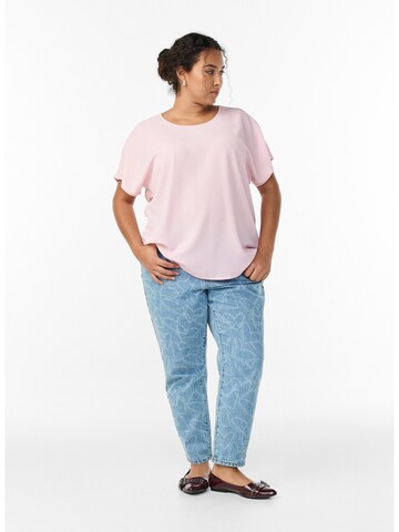 Zizzi Блузка 'Vanni' в Ярко-розовый