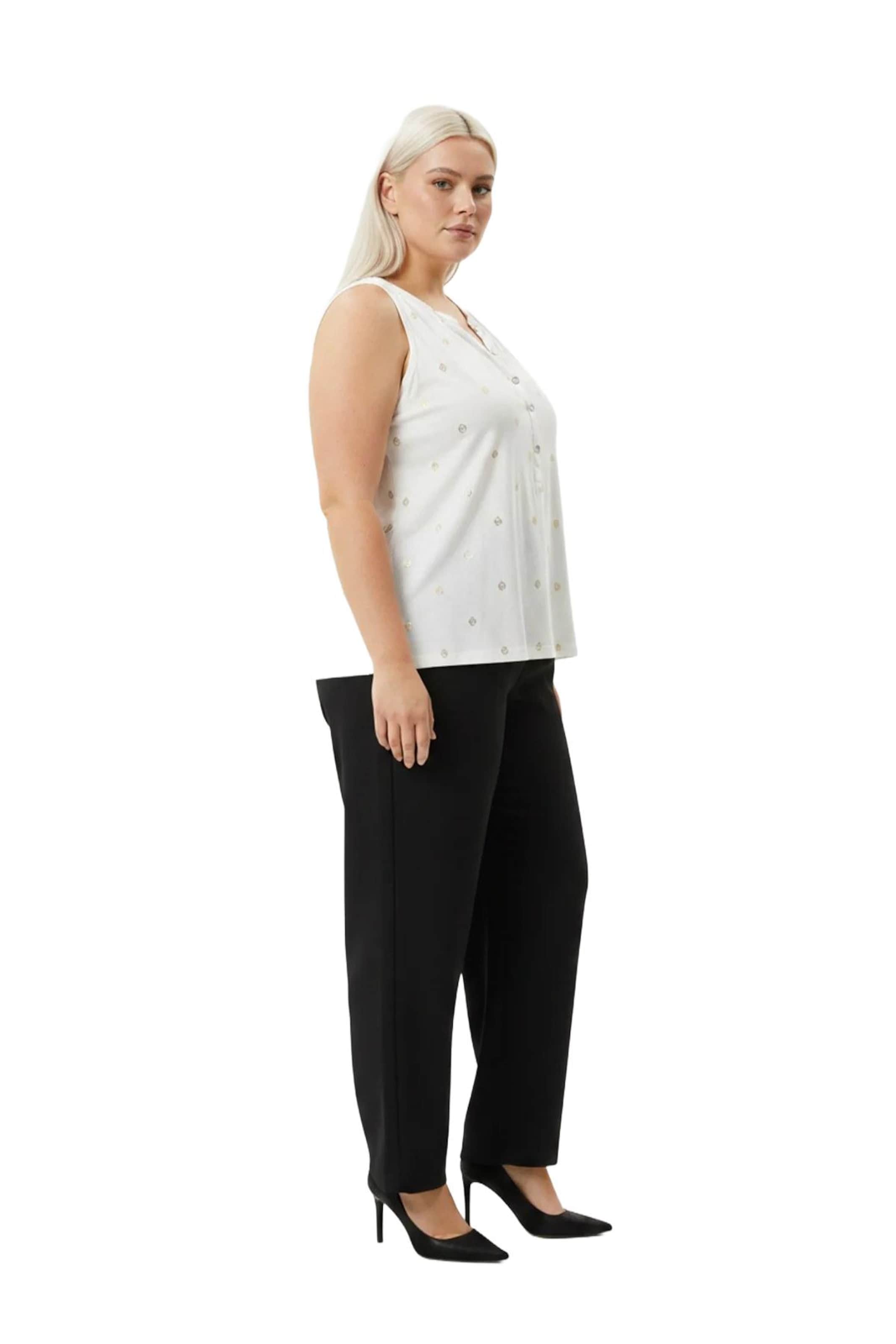 Shape Of You Blouse in Wit