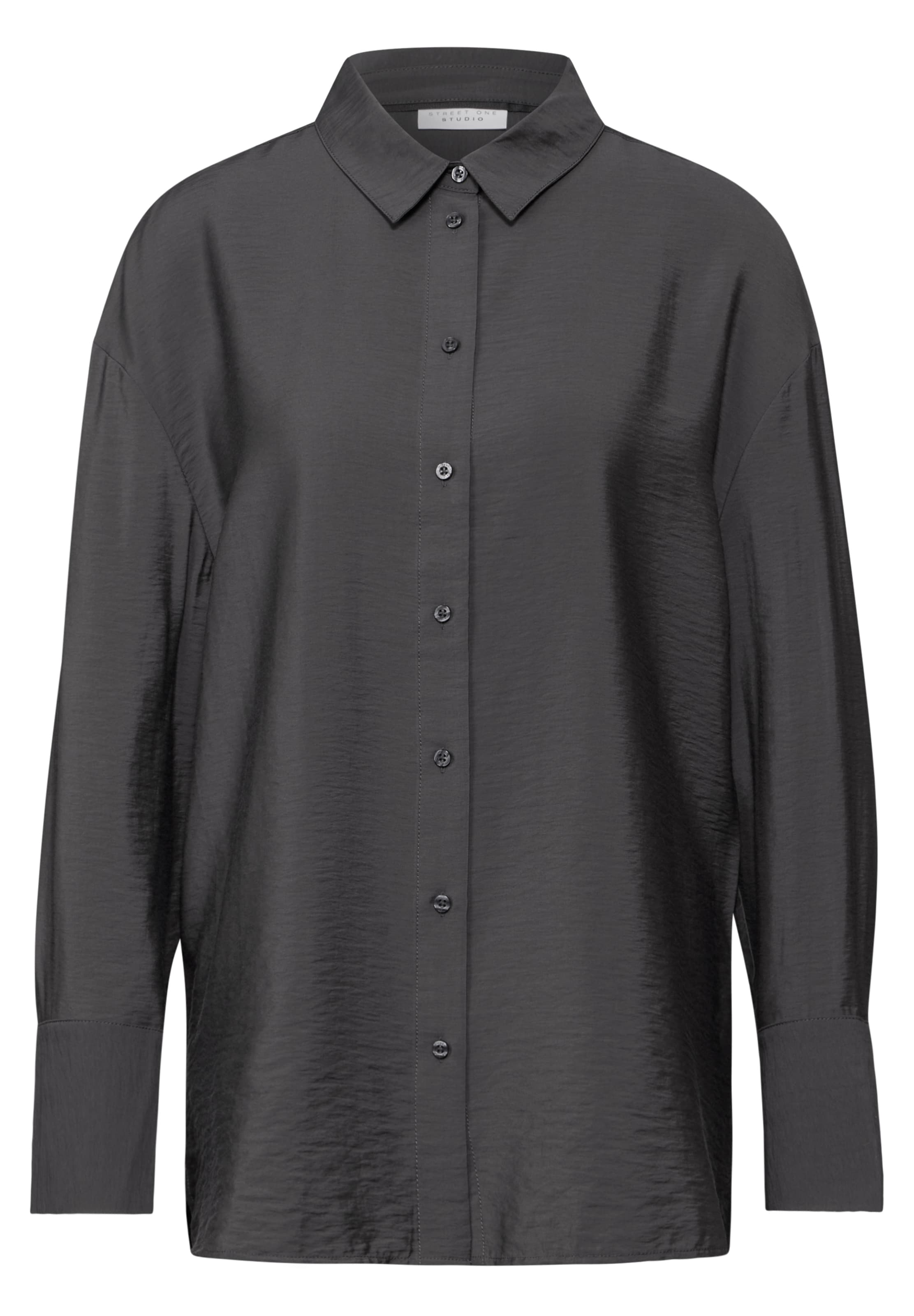 Street One Studio Bluse in Grau: Vorderseite