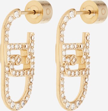 Boucles d'oreilles Liu Jo en or : devant