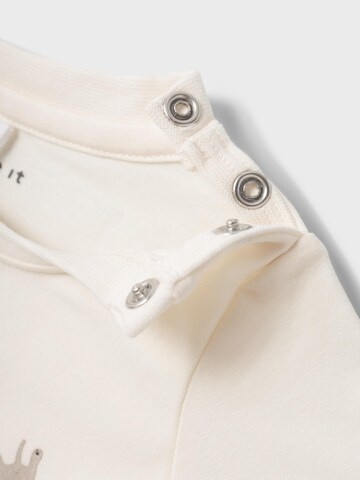 NAME IT - Camisola 'KEYMAN' em bege