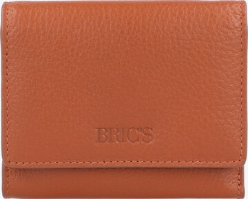 Bric's Wallet in Brown: front