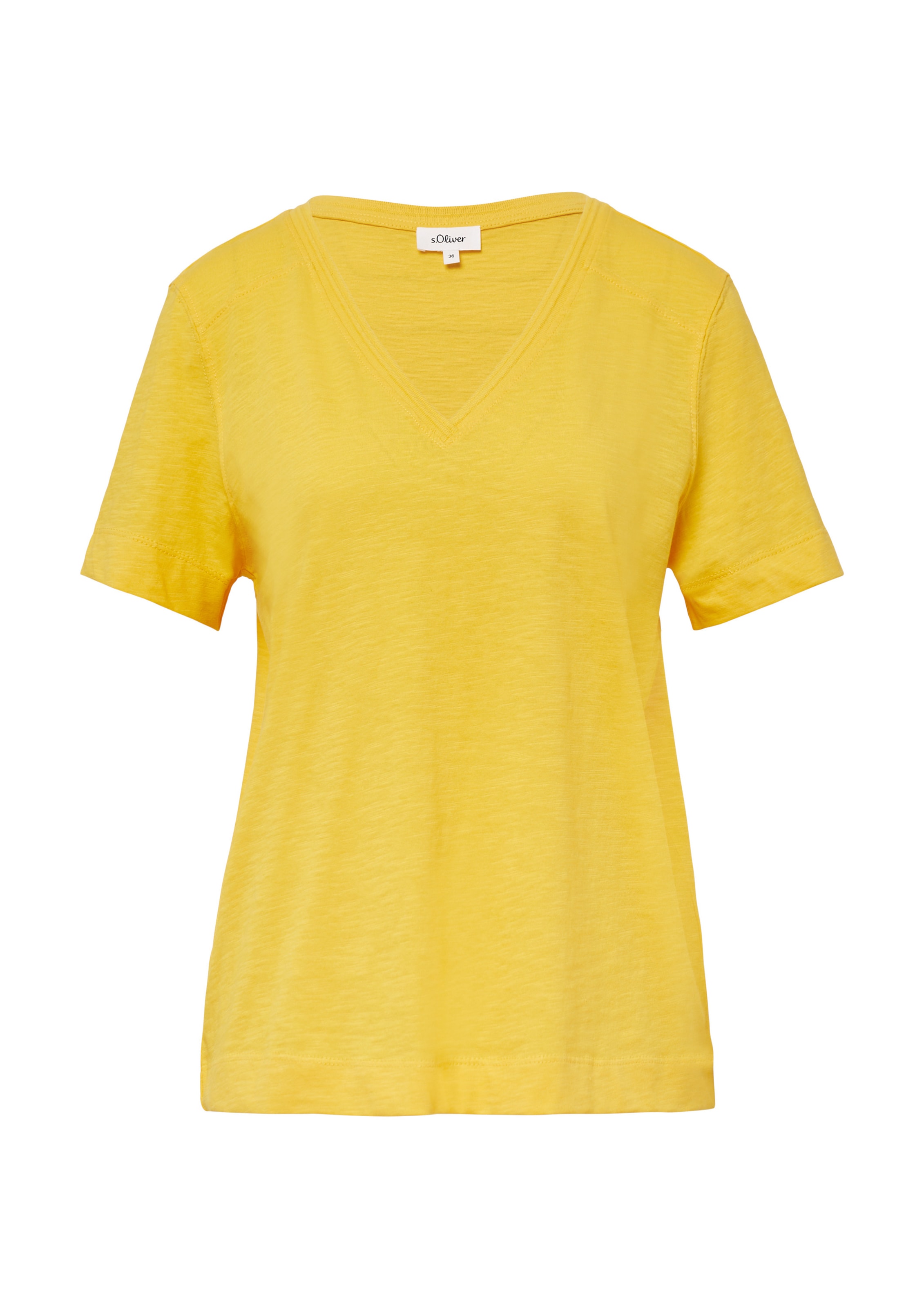 s.Oliver T-Shirt in Gelb: Vorderseite