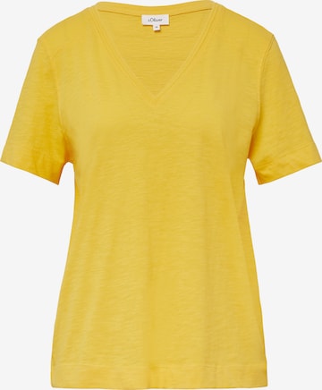 s.Oliver T-Shirt in Gelb: Vorderseite