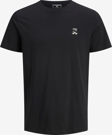 T-Shirt 'MAPPING' JACK & JONES en noir : devant