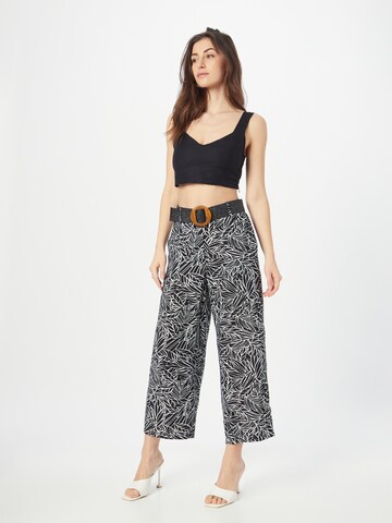 Wide Leg Pantalon 'Solveig' ZABAIONE en noir