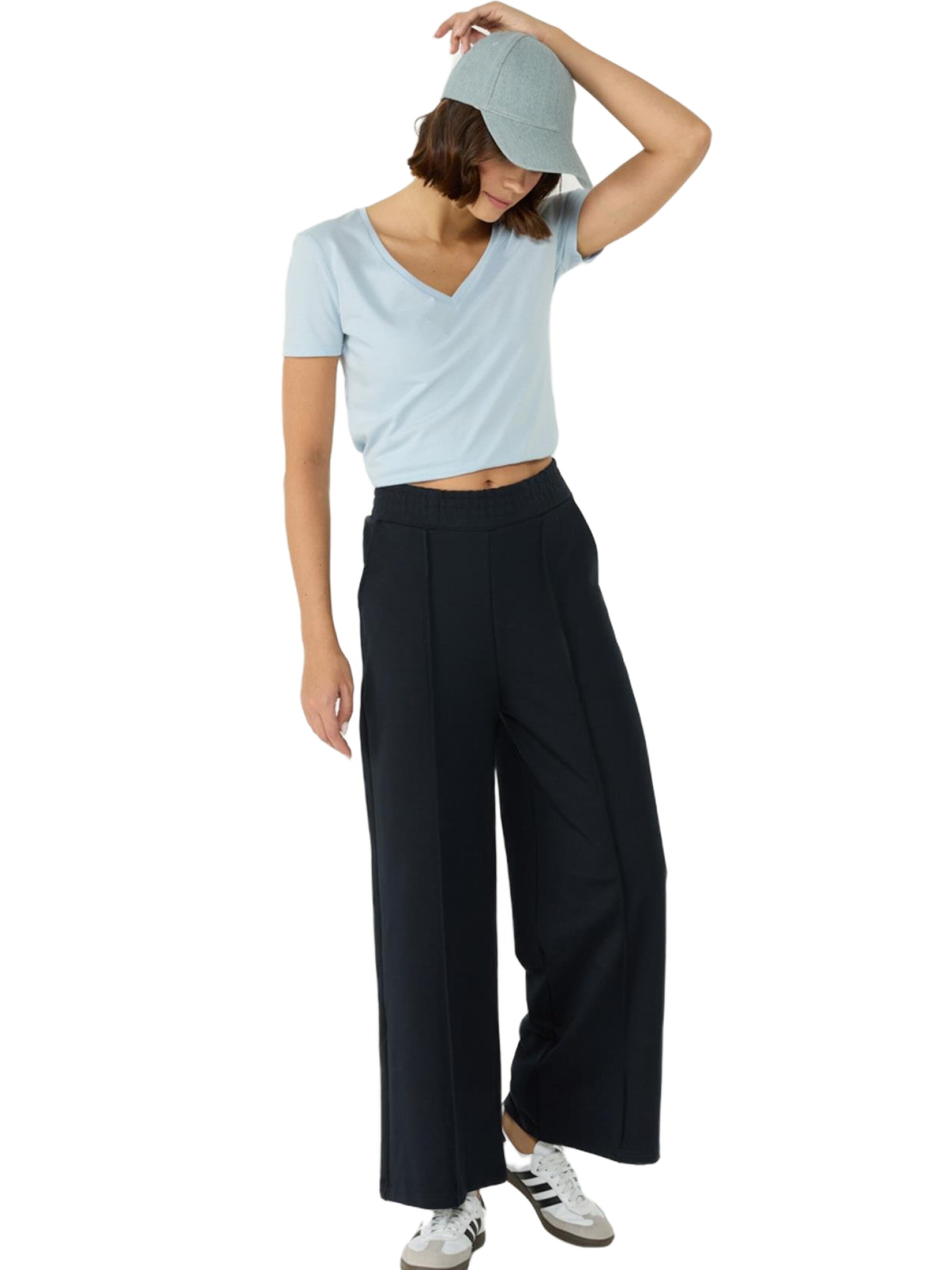 C&City Loosefit Broek in Blauw