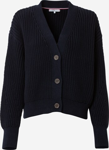 Cardigan TOMMY HILFIGER en bleu : devant