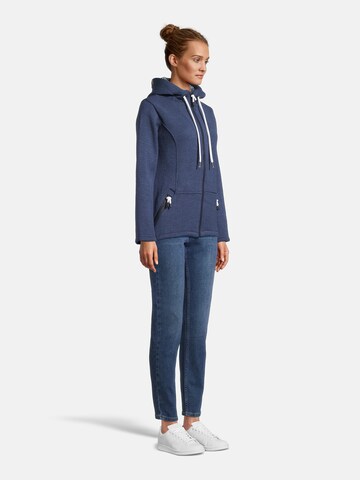 salzhaut Sweatvest in Blauw