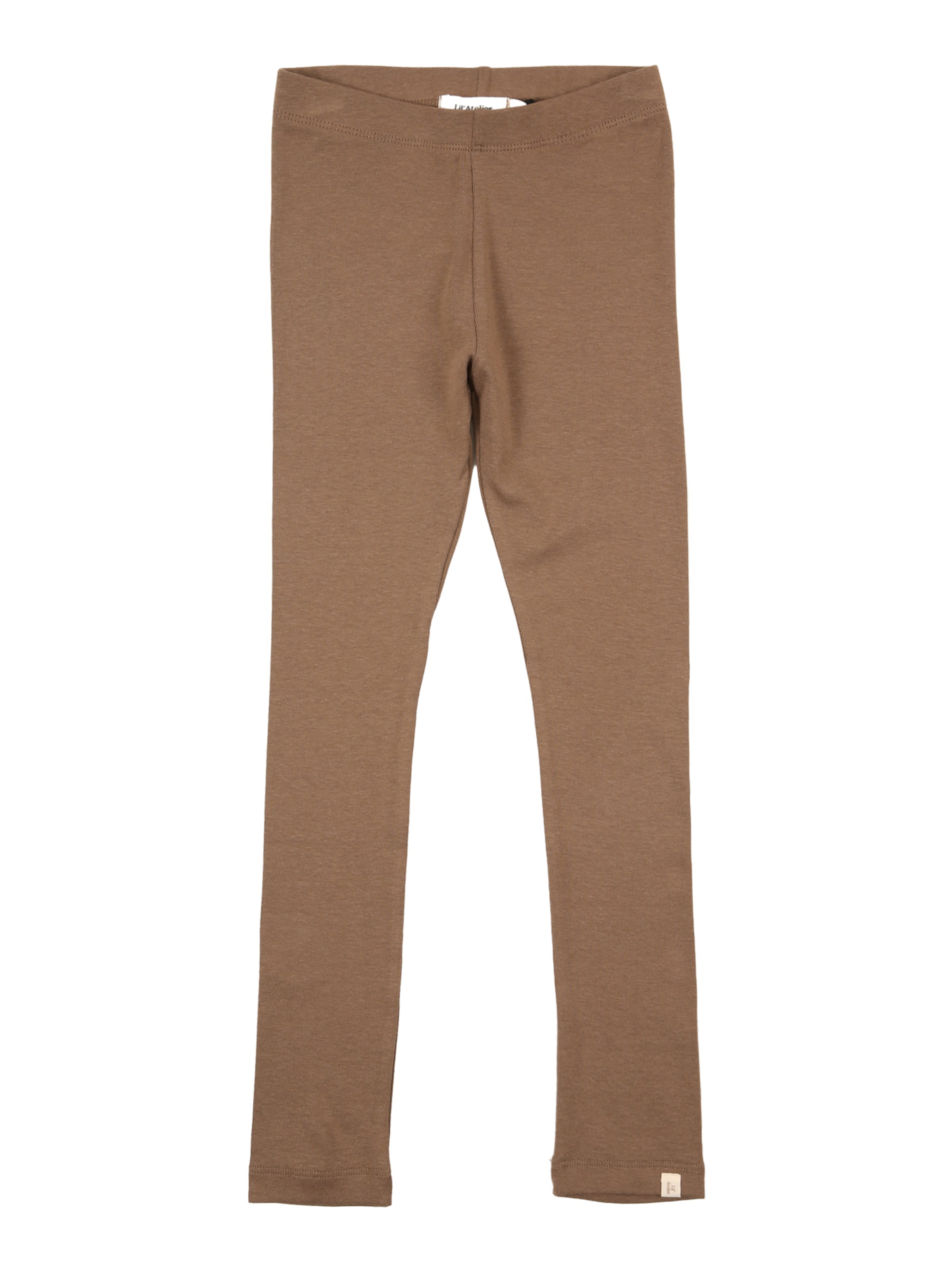 Lil'Atelier Leggings 'NMNGAYO' in Brown: front