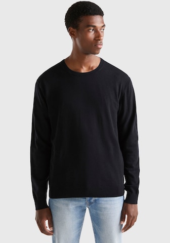 UNITED COLORS OF BENETTON Pullover in Schwarz: predná strana