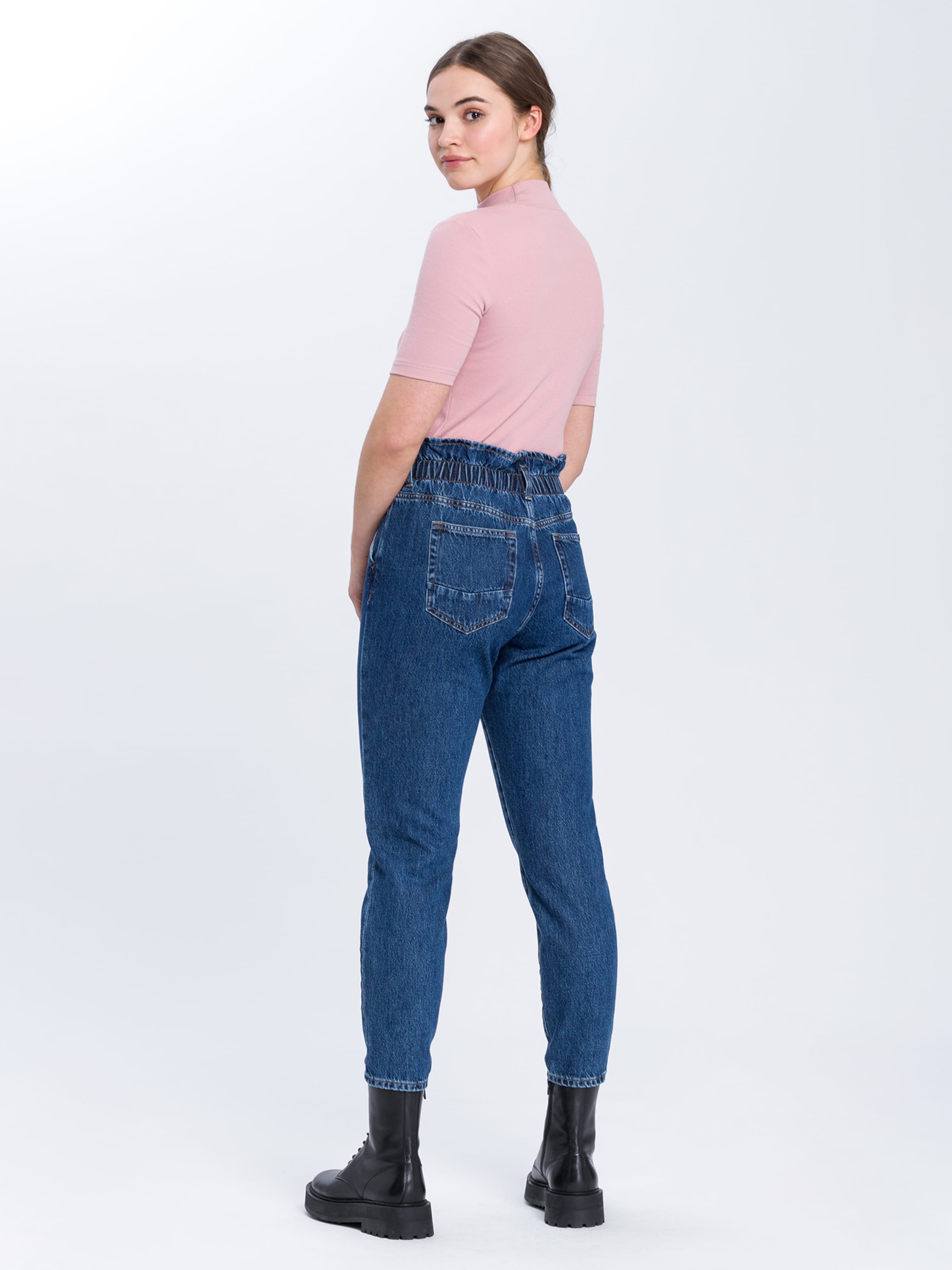 Frauen Jeans Cross Jeans Hose in Blau - AE11250