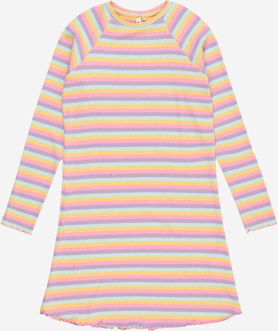 PIECES Sukienka 'Dora' w kolorze jasnoniebieski / fioletowy / pomarańczowy / różowym, Podgląd produktu