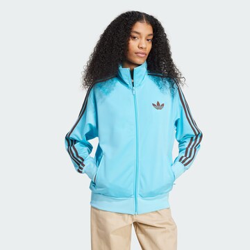 ADIDAS ORIGINALS Sweatjacke 'Adicolor Classic Firebird' in Blau: Vorderseite