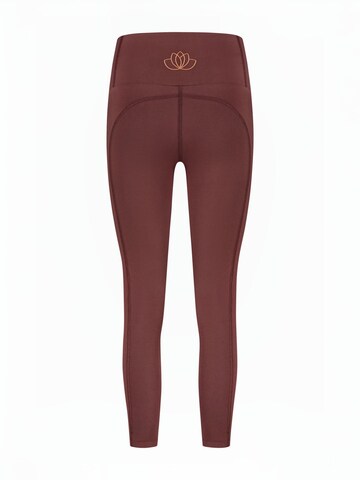 Urban Goddess Yoga & Activewear Slim fit Leggings 'Surya 7/8 Yoga & Pilates' in Brown