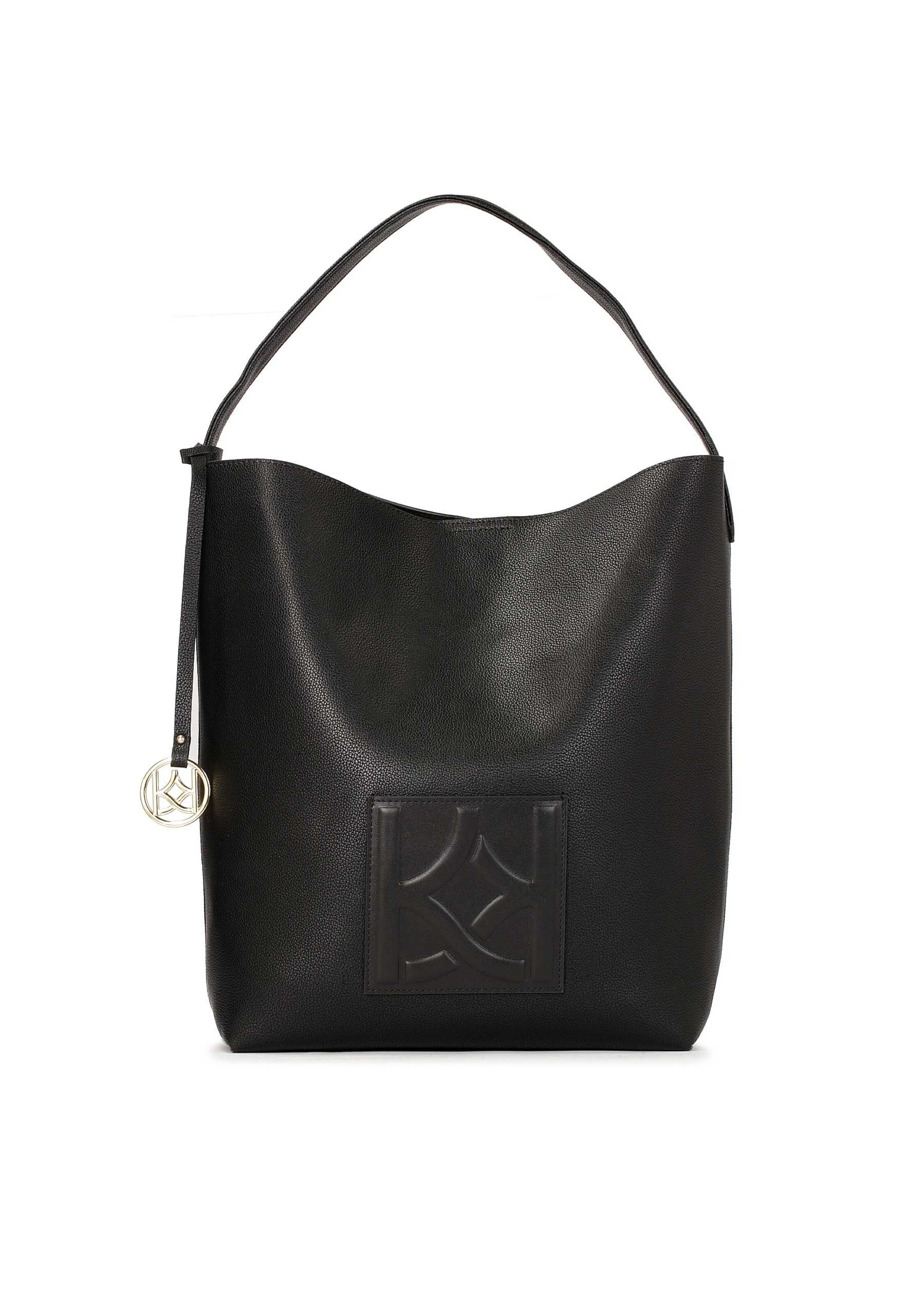 Kazar Handtas in Zwart: voorkant