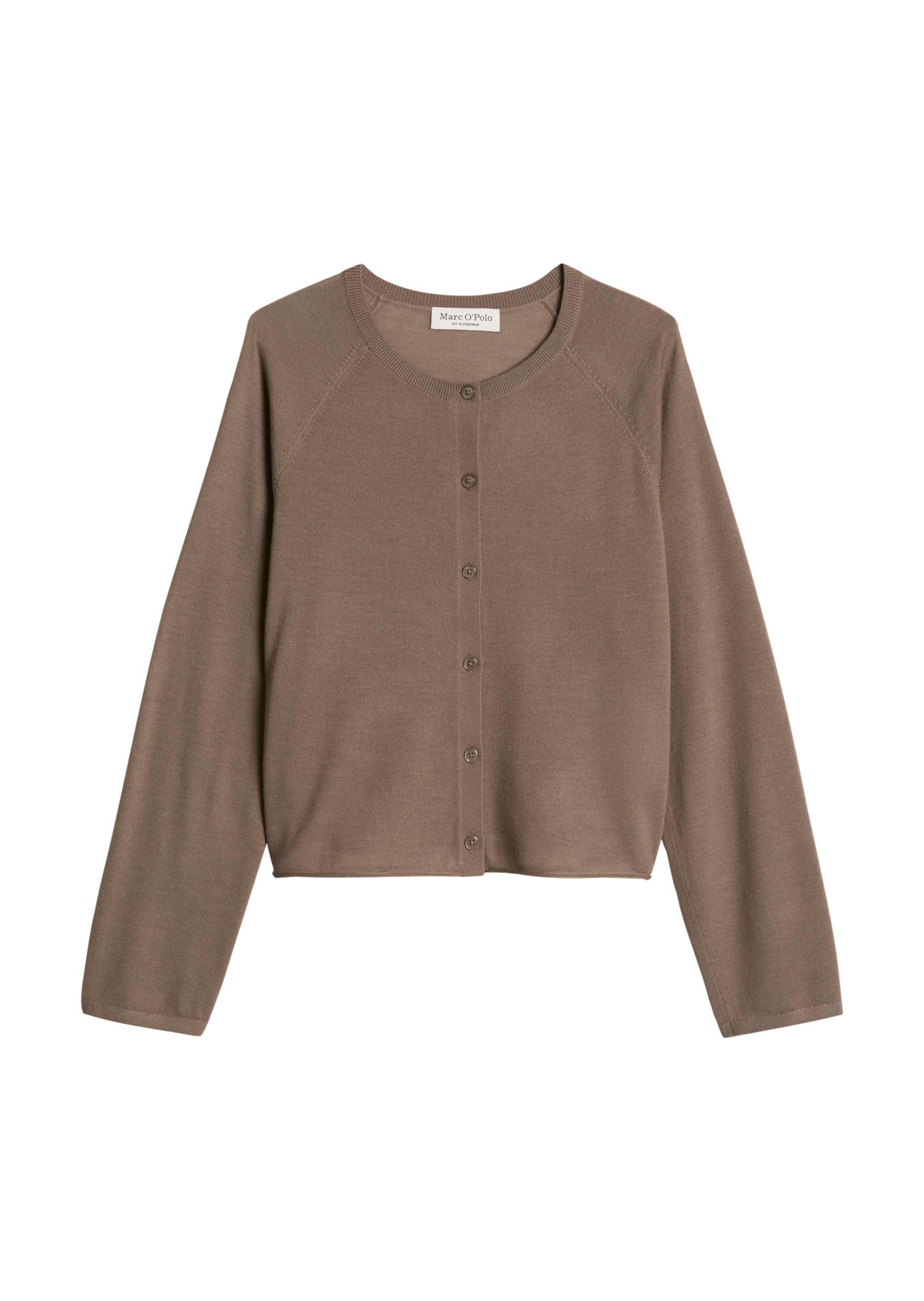 Marc O'Polo Knit cardigan in Brown: front
