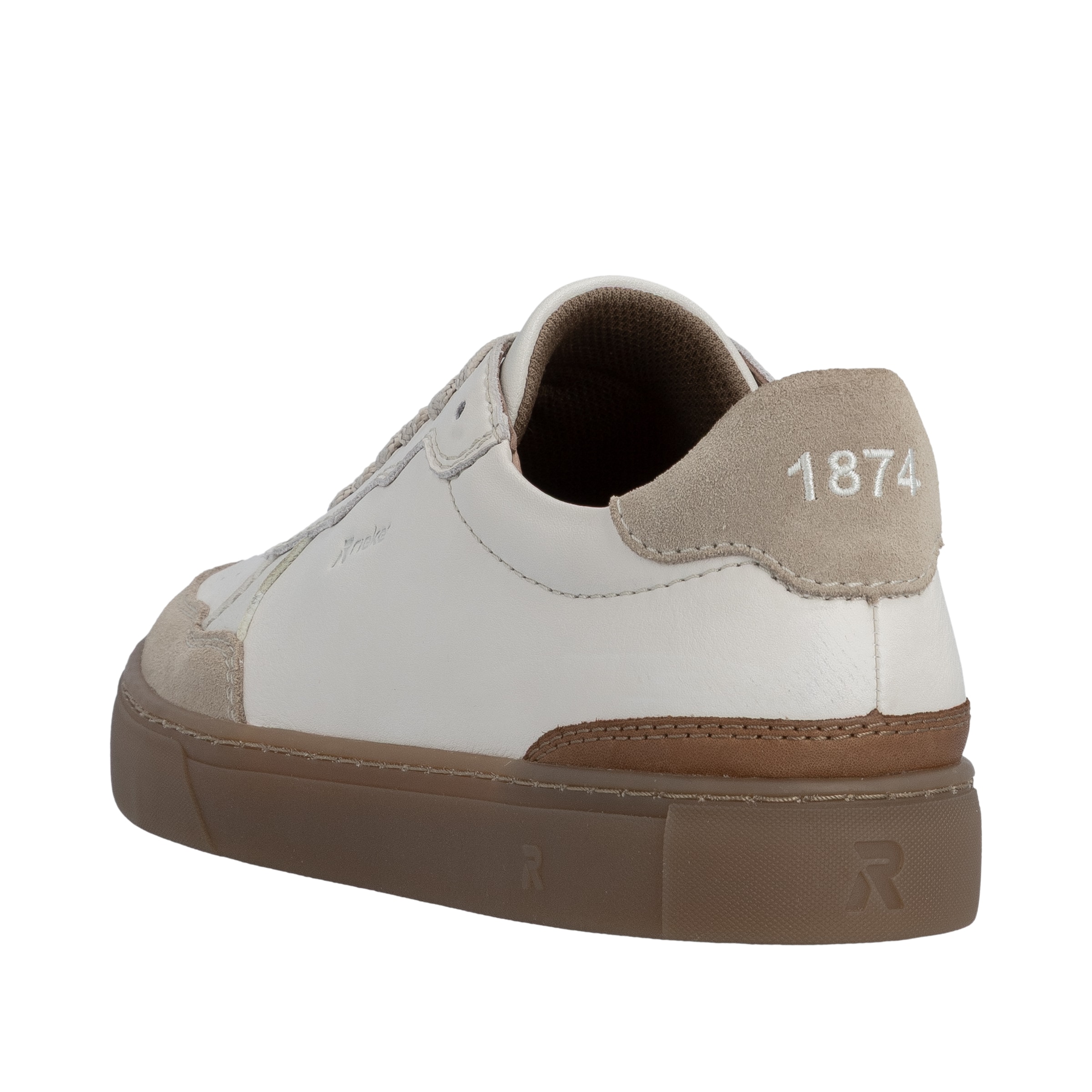 Baskets basses Rieker en blanc