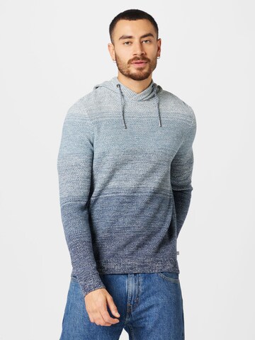 Pull-over QS en bleu : devant