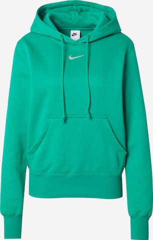 Sweat-shirt 'PHNX FLC' Nike Sportswear en vert : devant