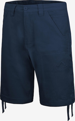 Regular Pantalon outdoor 'Gobi' normani en bleu