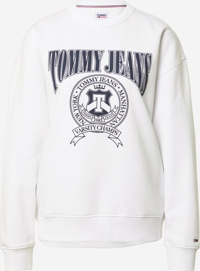 Tommy Jeans Sportisks džemperis, krāsa - tumši zils / ugunssarkans / balts, Preces skats