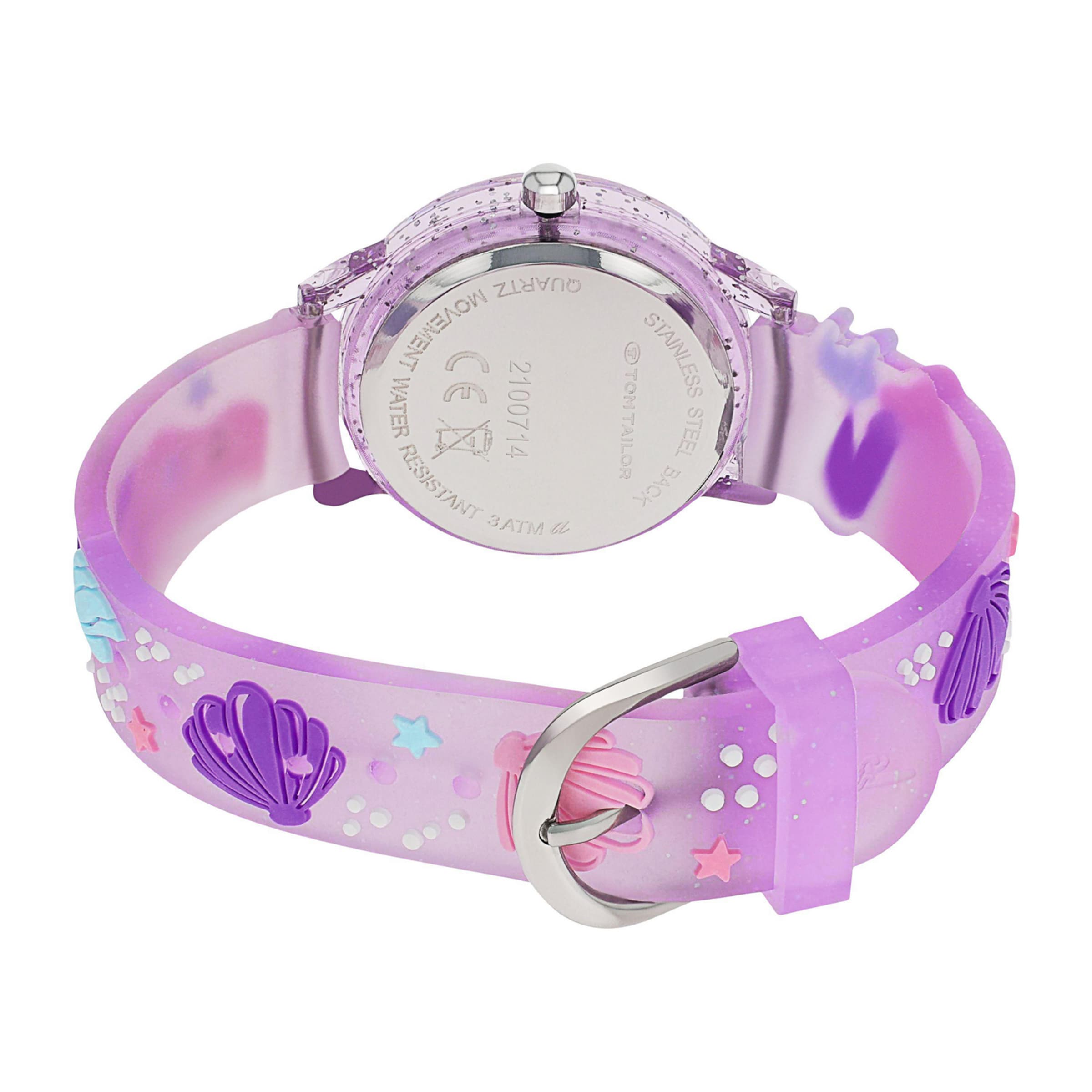 TOM TAILOR Watch in Purple