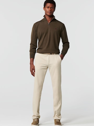 MEYER Regular Chino 'Rio 2-8619' in Wit