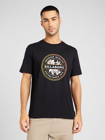 T-Shirt 'ROTOR FILL' BILLABONG en noir : devant