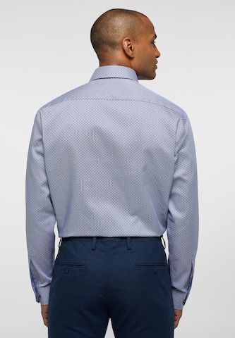 ETERNA Regular fit Button Up Shirt in Blue