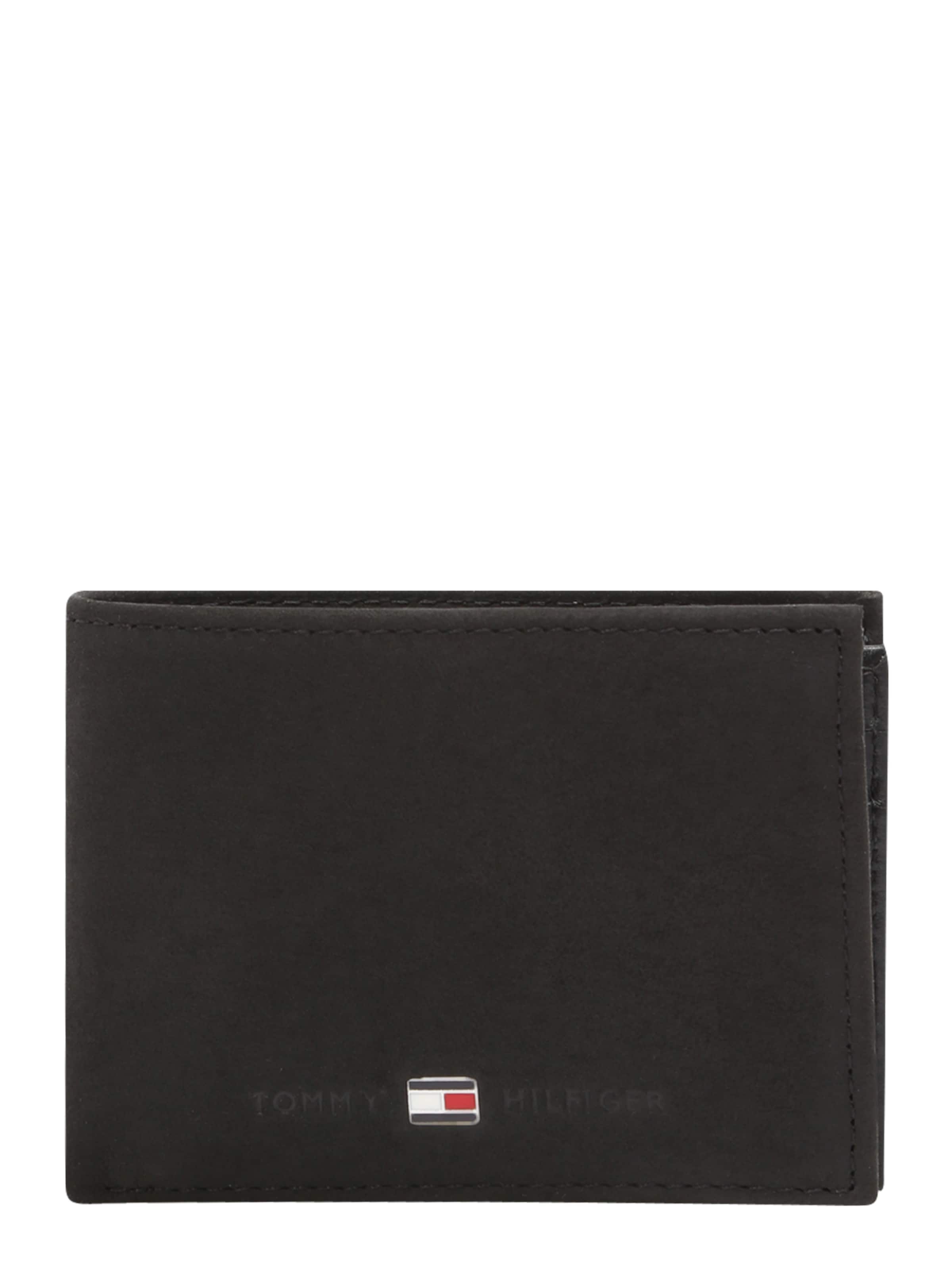 TOMMY HILFIGER Rahakott 'Johnson', värv must: eest vaates