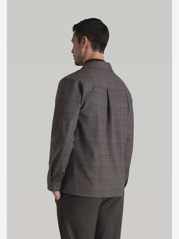 Coupe regular Chemise MAERZ Muenchen en marron : derrière