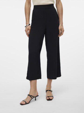 VERO MODA Loose fit Pants 'VMEasy' in Black: front