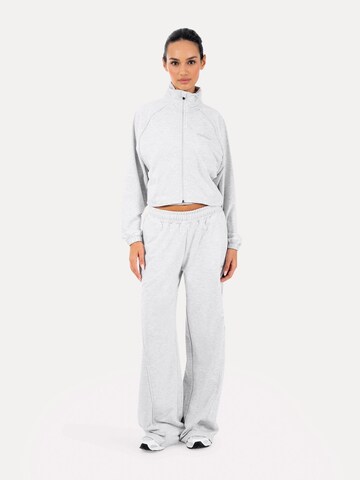 Smilodox Loosefit Broek in Grijs: voorkant