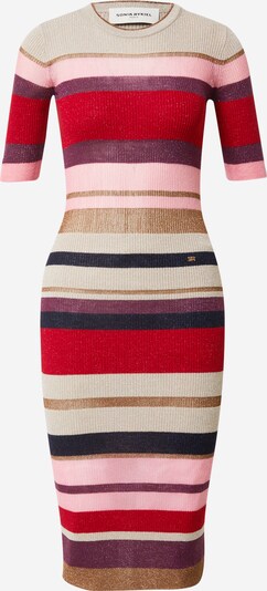 Sonia Rykiel Vestido de punto en navy / lila / rosa / rojo, Vista del producto