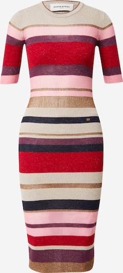 Sonia Rykiel Knit dress in Navy / Purple / Pink / Red, Item view