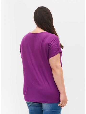Zizzi Koszulka 'Tora' w kolorze fioletowy