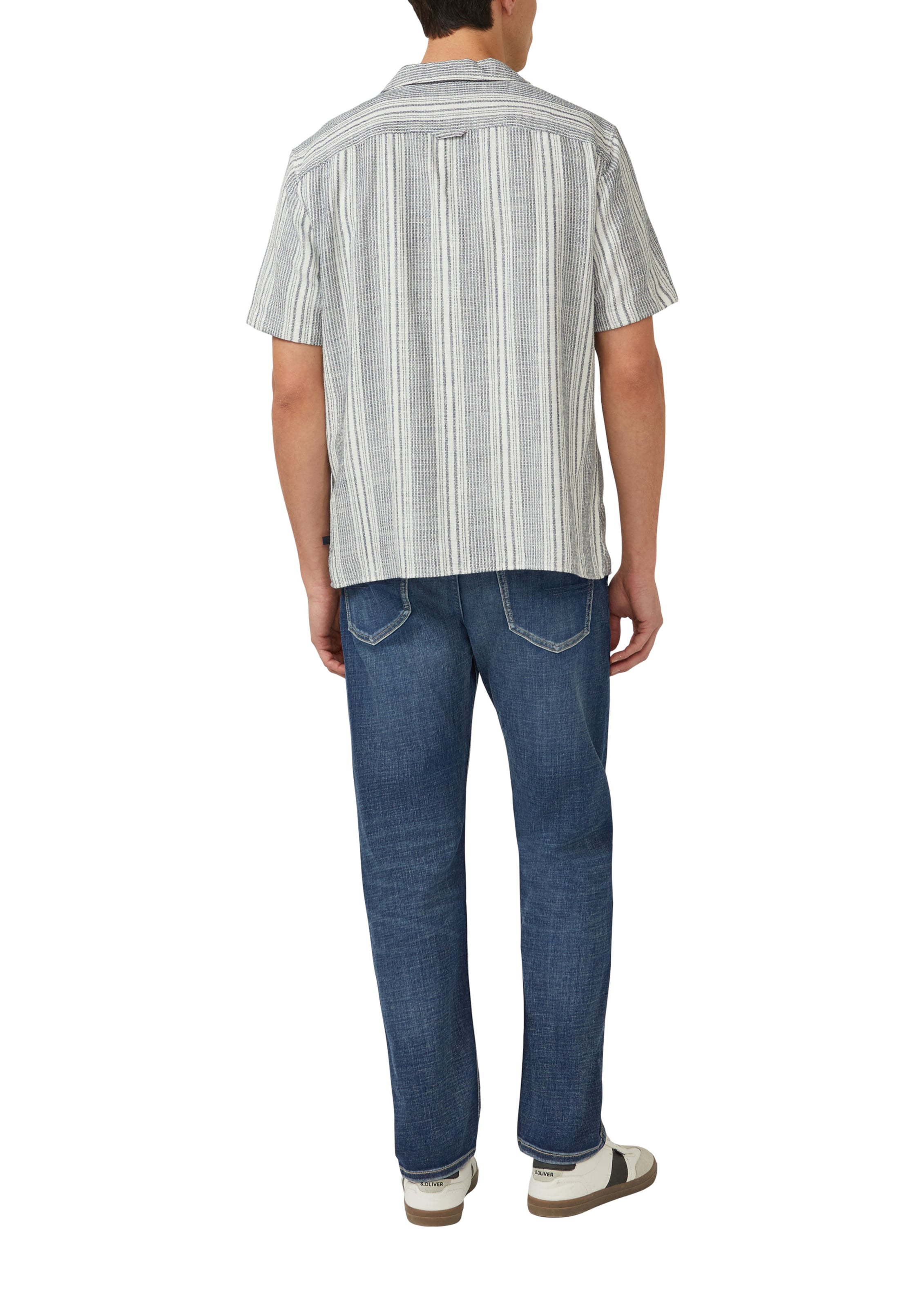 s.Oliver Comfort fit Button Up Shirt in White
