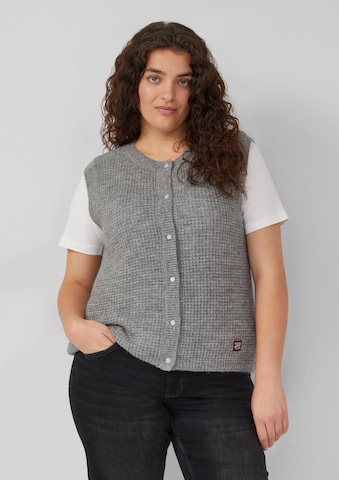 Cardigan s.Oliver en gris : devant