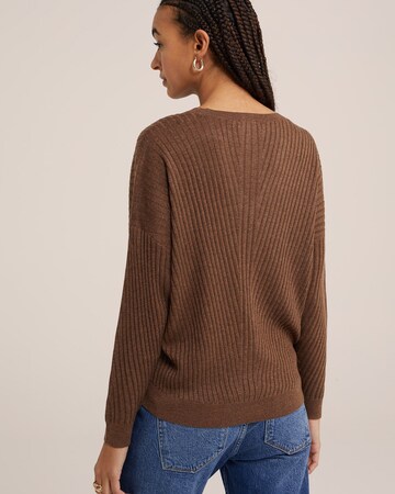 Pull-over WE Fashion en marron