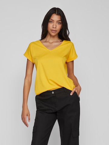 VILA - Camiseta 'DREAMERS' en amarillo