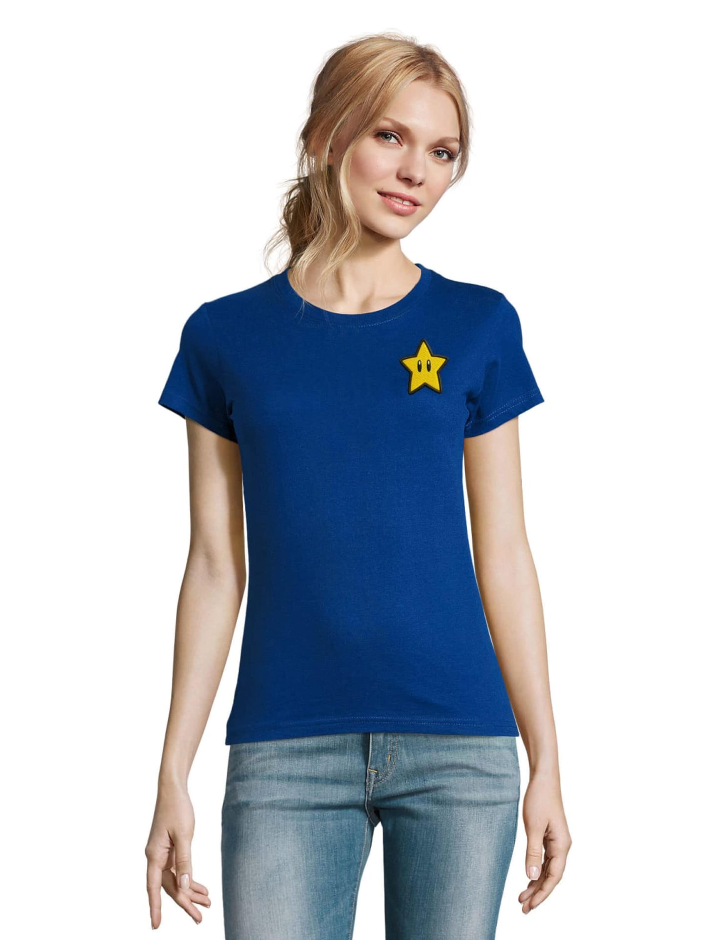 Blondie & Brownie Shirt in Blue: front
