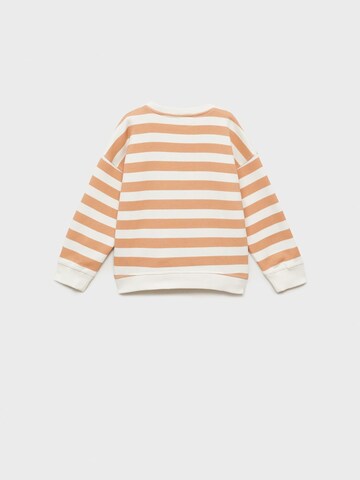 MANGO KIDS Majica 'SHARE' | rjava barva